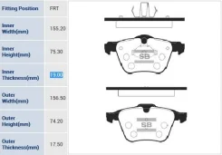 ������� �������� ��� Sangsin Brake SP1702 SP1702 ����