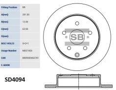 ���� ���������, ������ Sangsin Brake SD4094 SD4094 ����