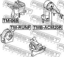 ����������� ������ ������� ��������� Febest Tmbacm20R TMBACM20R ����