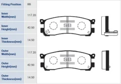 ������� ��������� ��������, ������ Sangsin Brake SP1528 SP1528 ����