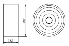 ����� �������� ����� ��� Toyota Avensis (T22) - 2.0 TD (CT220) 1997.09-2003.02, Camry Liftback (V1) - 1.8 Turbo-D 1984.10-1988.01, Carina E (T19) - 2....