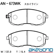 ������� ��������� �������� �������� Akebono AN673WK AN673WK ����