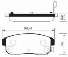 ������� ��������� �������� Sangsin Brake SP1163 SP1163 ����