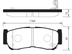 ������� ��������� ��������, ������ Sangsin Brake SP1178 SP1178 ����