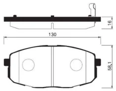 ������� �������� Hyundai i30 SP1162 Sangsin Brake SP1162 SP1162 ����