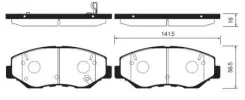 ������� ��������� Honda CR-V II/Element 02- �������� SP1237 Sangsin Brake SP1237 SP1237 ����