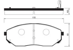 ������� ����. ���. Sangsin Brake SP1153 SP1153 ����