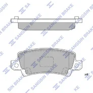 ������� �������� �. Toyota Corolla 1.4i/1.6/2.0D 01����15/Verso 1.8WTi/2.0D 02 SP1503SNS GDB3289! Sangsin Brake SP1503 SP1503 ����