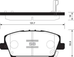 ������� ��������� Sangsin Brake SP1569 SP1569 ����