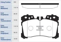 ������� �������� �.! Lexus LS460/LS600 06 SP1496 Sangsin Brake SP1496 SP1496 ����