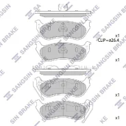 ������� �������� �. Ford Explorer 05-10, Mercury Mountaineer 05-10 SP1511SNS [5L2Z2200AA] ! Sangsin Brake SP1511 SP1511 ����