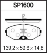 ������� �������� ��������! Nissan Maxima QX 2.0i-3.0i 24V 00 SP1600 Sangsin Brake SP1600 SP1600 ����