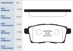 ������� ��������� ��������, ������ Sangsin Brake SP1604 SP1604 ����
