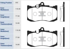 ������� �������� ��������! Lexus GS 450/460 06 SP1773 Sangsin Brake SP1773 SP1773 ����