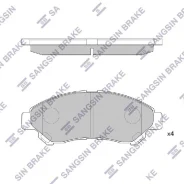 ������� ���������, �������� Sangsin Brake SP1627 SP1627 ����