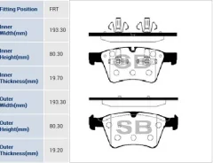 ������� �������� ��������! MB X164 3.2CDi/3.5CDi/4.5CDi 06 SP1935 Sangsin Brake SP1935 SP1935 ����