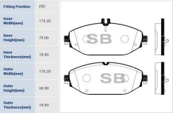 ������� �������� ��������! MB W205/W213 1.8-3.0/2.0d/2.2d 13 SP4001 Sangsin Brake SP4001 SP4001 ����