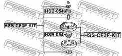 ����� ������������ Honda Accord 03- HSS-CF3F-KIT Febest Hsscf3FKIT HSSCF3FKIT ����