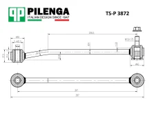 ����������� ������ ���. Ford Transit 00 Pilenga TSP3872 TSP3872 ����