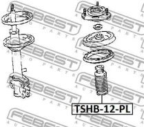 ������������ �������� ������������� PVC D12 TSHB-12-PL Febest TSHB12PL TSHB12PL ����