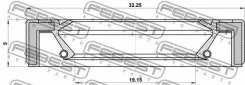 ������� ��������� ������ 19.15x32.25x5x5 | ����/��� | 95GAY21320505R Febest 95GAY21320505R 95GAY21320505R ����