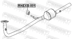 �������� ��������� Renault Logan Rnexb-001 Febest Rnexb001 RNEXB001 ����