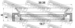 ������� ������� ����� Transporter, Volkswagen, Febest, 95GAY-20300506X Febest 95GAY20300506X 95GAY20300506X ����