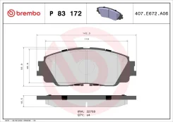 ������� ����. ���. Brembo P83172 P83172 ����