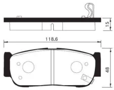 ������� ��������� ��������, ������ Sangsin Brake SP1173 SP1173 ����