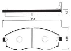 ������� ��������� �������� Hyundai H1/Starex 2.4/2.5TD 97 SP1099 Sangsin Brake SP1099 SP1099 ����