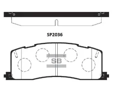 ������� �������� ������ Sangsin Brake SP2036 SP2036 ����
