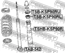 ������� ����� ������������ ���. Toyota Yaris 1.0-1.4D-4D 99 Febest Tsbksp90RU TSBKSP90RU ����