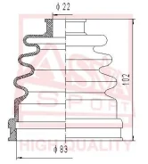 ������� ����� (�-�� ��� ������) 22x83x100 ASVA ASBT116 ASBT116 ����