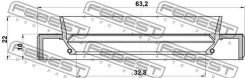������� ������� (34X63X10X22) 95HBS-34631022L Febest 95HBS34631022L 95HBS34631022L ����