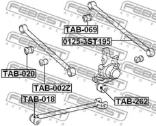 ����������� ������� ����������� ������ | ��� ����/��� | Febest TAB020 TAB020 ����