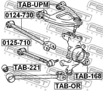 ����������� ���� ���� ���� Toyota MARK 2 92-00 TAB-221 Febest TAB221 TAB221 ����