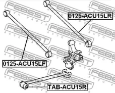����������� ������ ���������� ���� | ��� ����/��� | Febest Tabacu15R TABACU15R ����