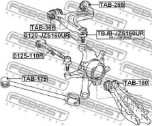 ����������� ������� ����������� ������ | ��� ����/��� | Febest TAB180 TAB180 ����