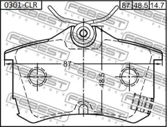 ������� ������ Honda Accord 03-08 0301-CLR 0301CLR ����