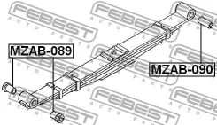 ����������� ������� | ����/��� | Febest MZAB089 MZAB089 ����