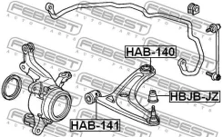 ����������� ������ ������ Honda FIT/JAZZ 02-08 HAB-140 Febest HAB140 HAB140 ����