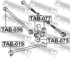 ����������� ������ ���������� ���� | ��� ����/��� | Febest TAB056 TAB056 ����
