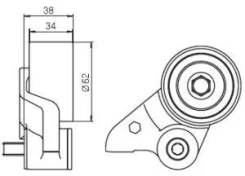 �������� ����� ��� /GMB ��� Volkswagen Touareg I 2002-2006 4.2 V8 [AXQ] GT60395 048109479A 077109485C 077109485E GMB GT60395 GT60395 ����