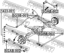 ����������� ������ ������� �������� Febest SGAB002 SGAB002 ����