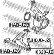 ����������� ��������� ������ | ��� ����/��� | Febest Habjzb C8306, SL1080, GRM16249, HAB140, 0301140, 0301GDB, 706661, CAB10008, CAB20034, 32415, 3241...
