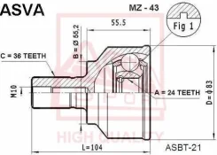 ���� �������� 24x55.2x36 MZ43 ����