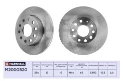 ���� ��������� ����.! Audi A3 03, Skoda Octavia II 04, VW Caddy III 04 / Golf V, VI 03 Marshall M2000520 M2000520 ����