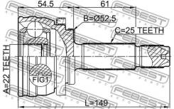 ���� �������� 22x55.3x25 | ����� ����/��� | Febest 1210H517 1210H517 ����