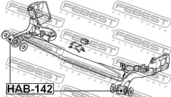 ����������� ������ ����� | ��� ����/��� | Febest HAB142 HAB142 ����