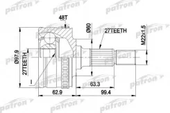 ���� ������ �-�� 27x59.8x27 ABS:48T Mercedes-BENZ: VITO 96- PCV1298 ����